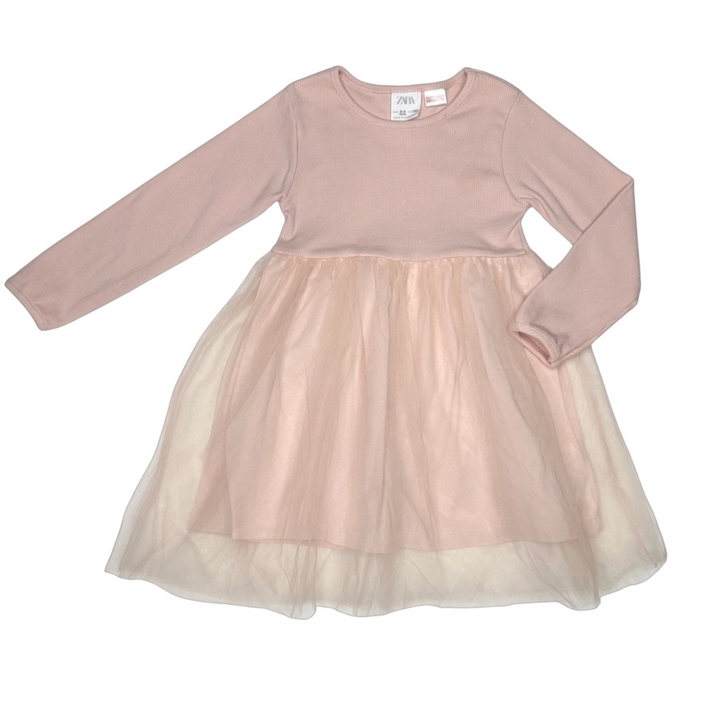 Zara Contrast Tulle Dress